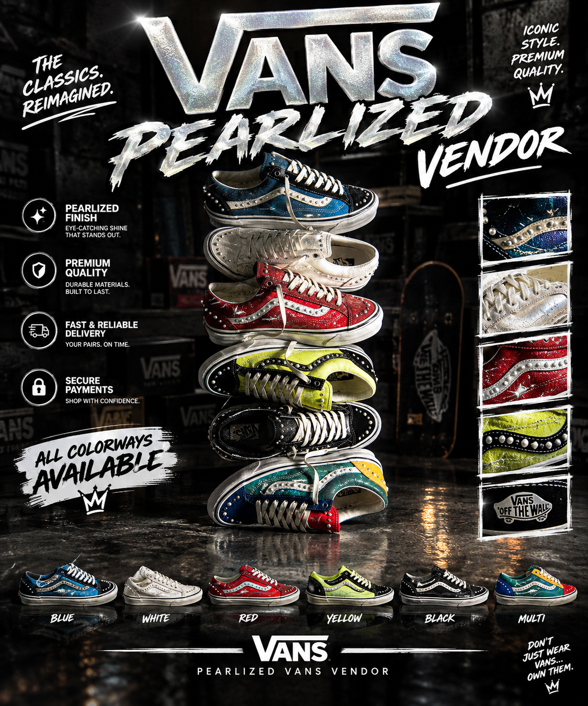 Pearlized Vans Vendor
